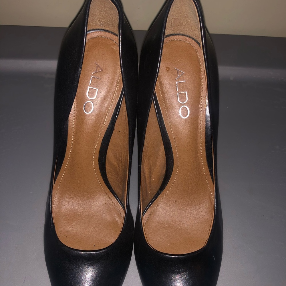 Black Aldo Heels